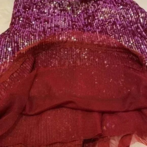 Free People Rush Sequin Wine Dress. XS,S,M,L - Picture 6 of 11